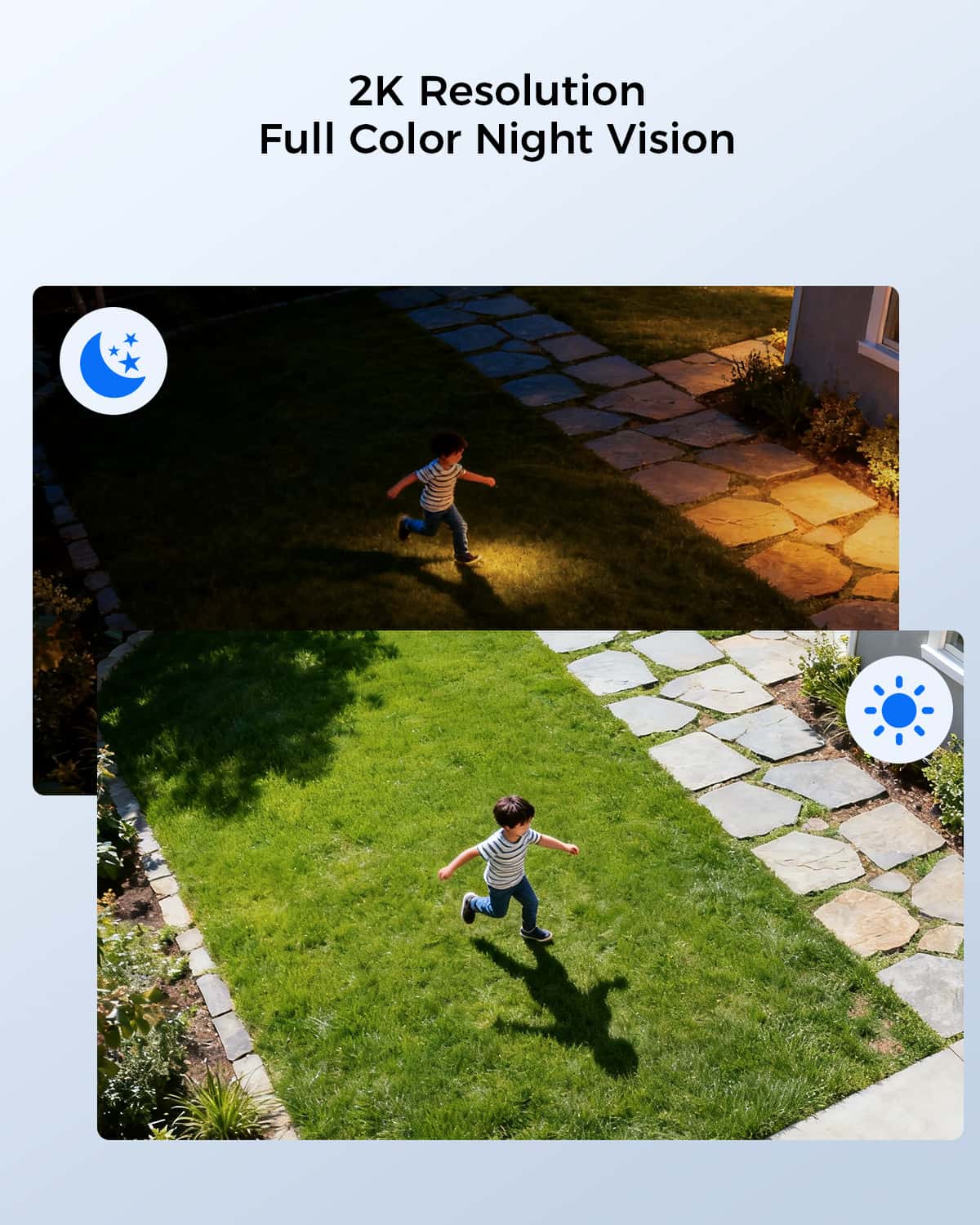 4MP Wireless 2.4G & 5G Solar Dual Lens PTZ 360° Camera with Two-Way Audio